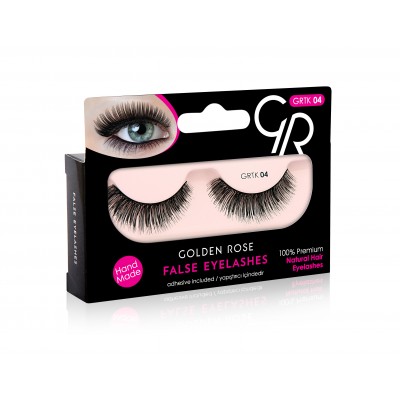 GOLDEN ROSE False Eyelashes And Adhesive GRTK 04